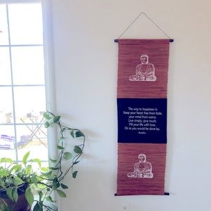 🕉Buddhist quote wall art